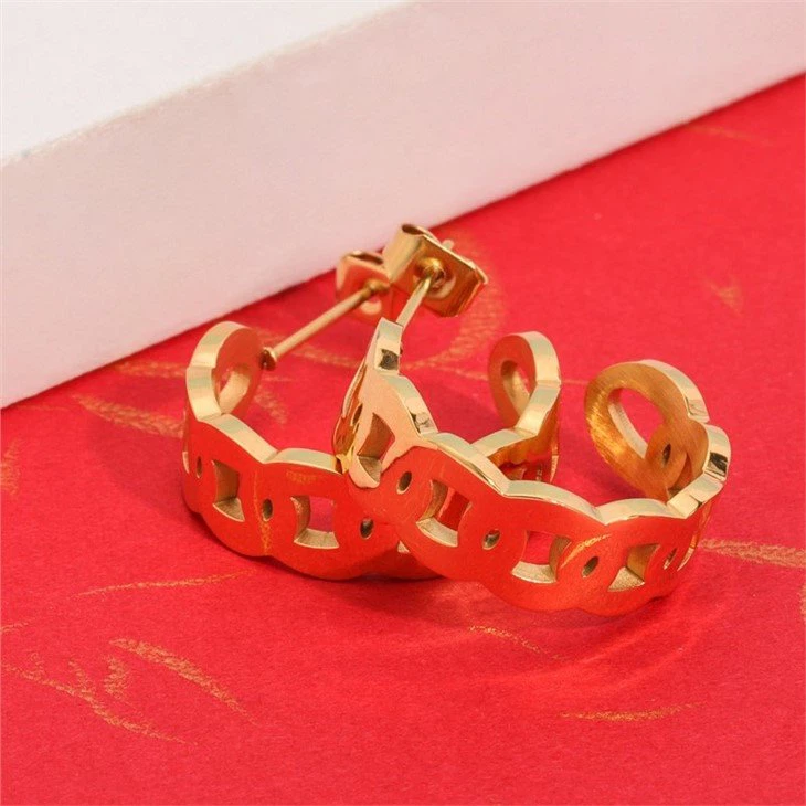 stainless stud earrings