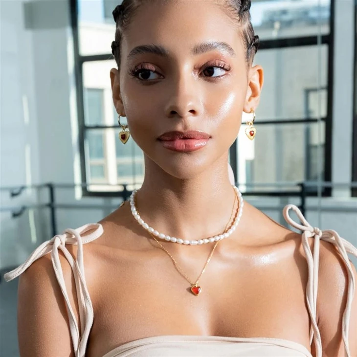 Gentle Steel Heart Necklace