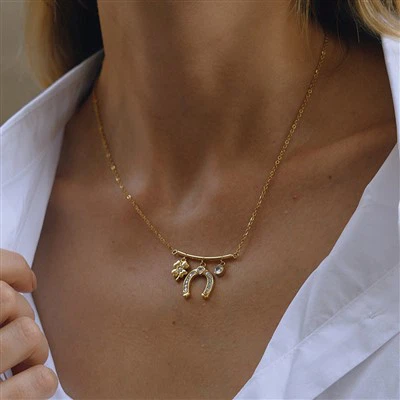 Ожерелье с подвеской в ​​виде подковы