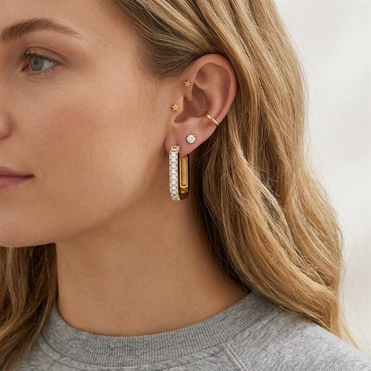 Unique Zircon Rectangle Earrings suppliers